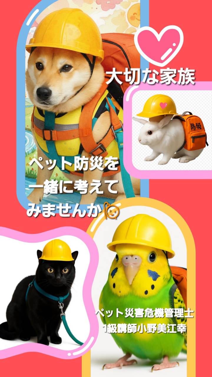 ペット防災セミナー(^-^)/
